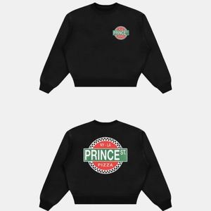 Madhappy Black Prince St Pizza Sweatshirt